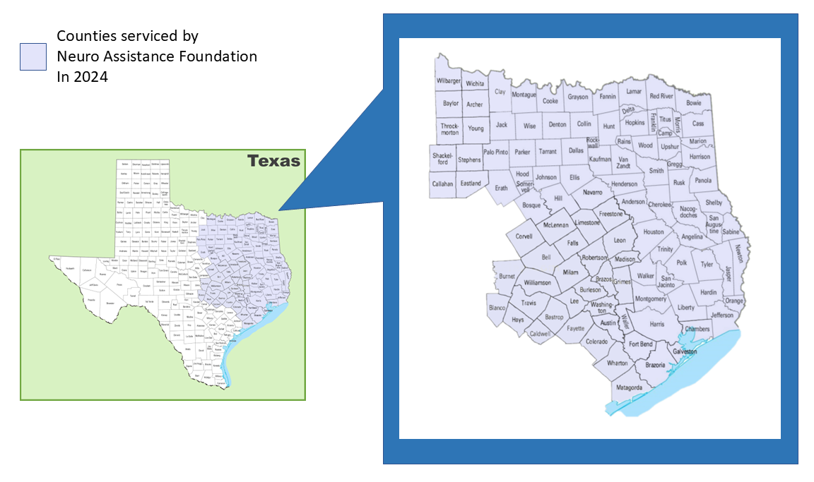 NAF Service Counties 2024